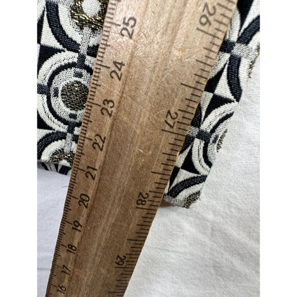 J. McLaughlin Geometrical Print Pants size 8 Gold‎ - Picture 6 of 6